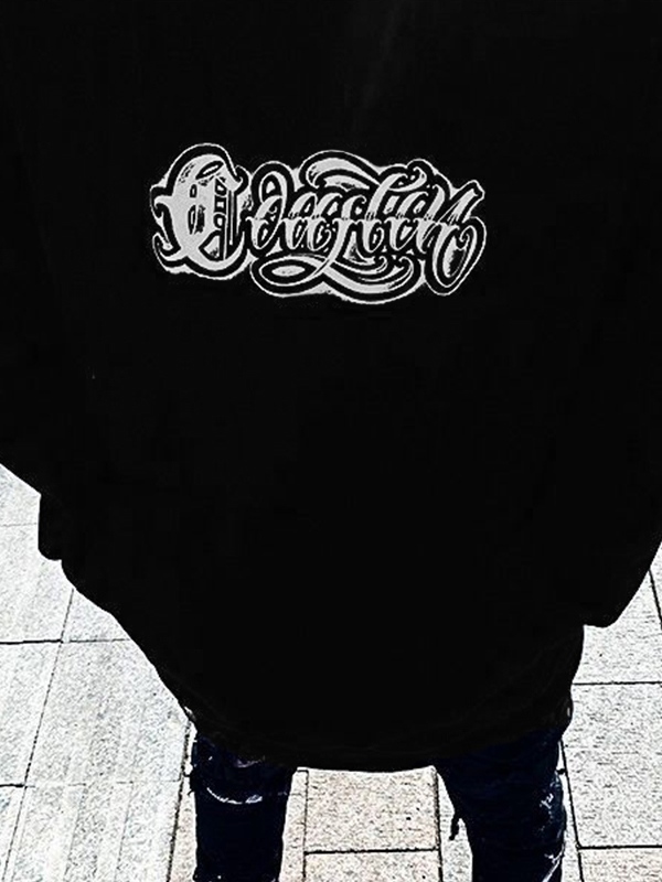 Übergroßer Kapuzenpullover mit Disorganized-Print für Herren-4